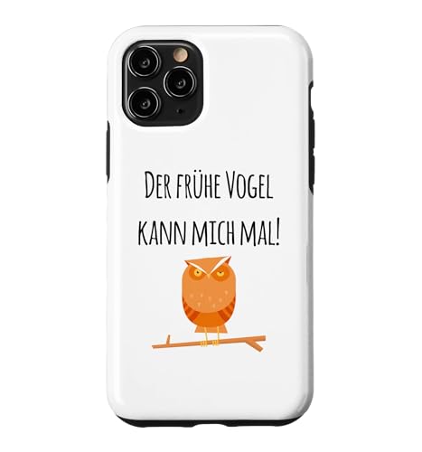 Der fruhe Vogel (�t�H�[�Q�� �~�b�`�E�}��) Verschlafene Eule �y�����h�C�c�� �X�}�z�P�[�X iPhone 11 Pro �p