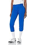 Alleson Ahtletic Women's Fast Pitch Softball Belt Loop Pants, Royal, Medium