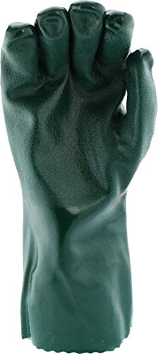 West Chester 14014 14 In. Pvc Coated Gloves – Green, Large, Work Safety Gloves With Gauntlet Cuff, Soft Jersey Lining #TOP4