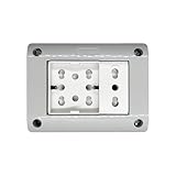 Installation rapide 4box - Externa boîte d\'extérieur IP40 3 modules complet de Side XL - Boîte et prise - Pas besoin d\'adaptateur - Installation rapide.