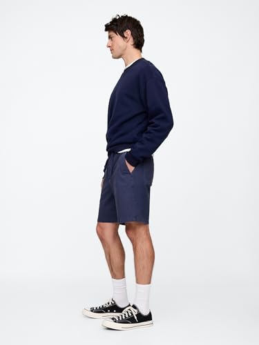 Image of Gap Men Solid Regular Fit Mid Rise Shorts