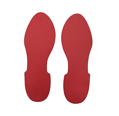 5Sフロア表示ステッカー  レッド 赤 280×100mm 2枚セット 順路誘導 方向指示