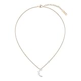 Crystal and rose gold plated Swarovski Damen-Kragen Halskette Edelstahl Kristall 5486357