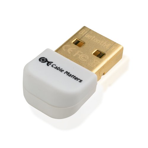 Cable Matters Gold Plated Bluetooth 4.0 Low Energy Usb Adapter For Windows 8.1, 8, 7, Vista, Xp In White #TOP6