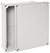 BUD Industries NBD-15449 Plastic Outdoor Box with Solid Door 13.42" L x 11.05" W x 5.11" H, Gray