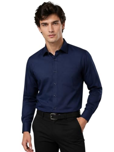 Image of Appel Touch Men's Cotton Blend Formal Shirt Full Sleeves