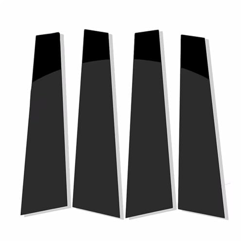 Pilares para Porsche Panamera 2009-2016: kit de 4 cubiertas adhesivas negras