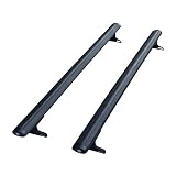 🚗 【Materiales de alta calidad】La barra transversal, la barra de techo está hecha de aleación de aluminio duradera, liviana y de alta calidad, resistente a la corrosión, resistente a altas temperaturas, no es fácil de oxidar, estructura fuerte, rendimiento estable, uso permanente.