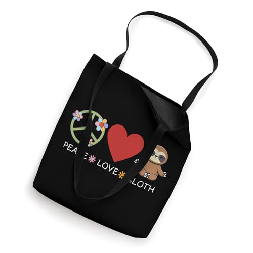 Bolso tote Peace Love Sloth miniatura 2