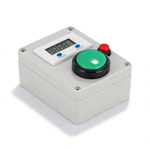 JIAWANSHUN LED Digital Up Down Counter,5-Digit Push Button Counter with Reset & Pause,Auto Off&Data Storage,Digital Lap Counter for Swim Lap Tracker,Gym Training & Softball Training