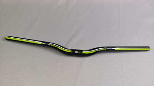 Strength Carbon Fiber Handlebar 31.8Mm Mtb Bike Riser Bar Mountain Handbar Length 680Mm Green 3K Gloss #TOP3