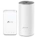 Produktbild TP-Link Deco E3 AC1200 Mesh Dualband WLAN Router und Repeater Set (867Mbit/s 5GHz, 300Mbit/s 2,4GHz, Abdeckung bis zu 223m², App Steuerung, kompatibel zu allen WLAN Geräten, 2er Set) weiß
