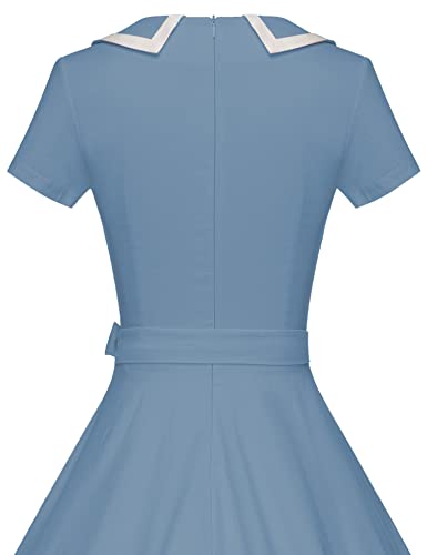 Image of GownTown Womens Dresses 1950s Vintage Swing Stretchy Dresses with Pockets