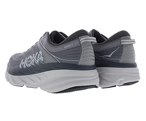 HOKA HOKA ONE ONE Bondi 7 Mens Shoes Size 8.5, Color: Wild Dove/Dark Shadow