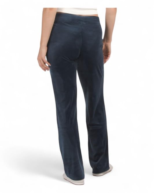 Juicy Couture Women's Hallow Bling Velour Track Pants2