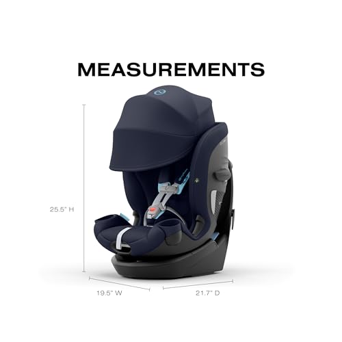 Image of Callisto G 360 Rotating All-in-One Convertible Car Seat - Ocean Blue