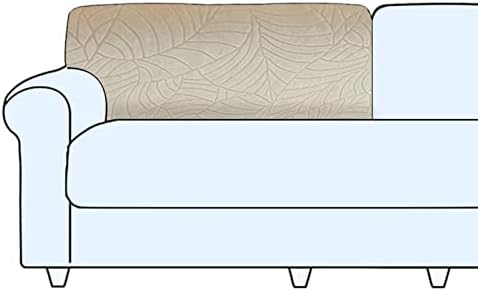 SHUOJIA Sofa Seat Cushion Cover, Stretch Sofa Seat Cover, Cushion Covers Non-slip, Slipcover Cover for Sofa Seat Cushions,Seat Couch Cover for Pets & Kids (Light Grey,Large-1-Seater)