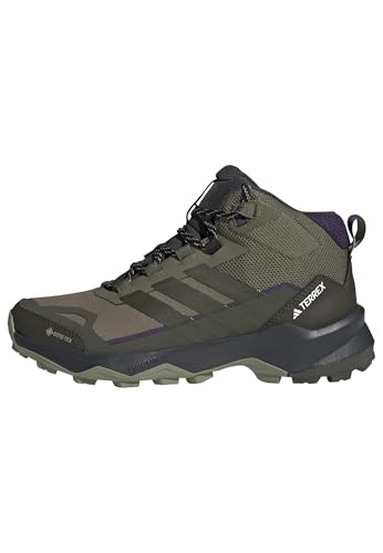 adidas Terrex Skychaser AX5 Mid Gore-Tex Hiking Shoes, Zapatos de Senderismo Mujer, Olive...