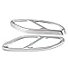Produktbild Auspuffblende - 1 Paar Auspuffblende Blende silber für Mercedes Benz GLC C E-Klasse C207 Coupe 14-17 (Farbe : Silber)