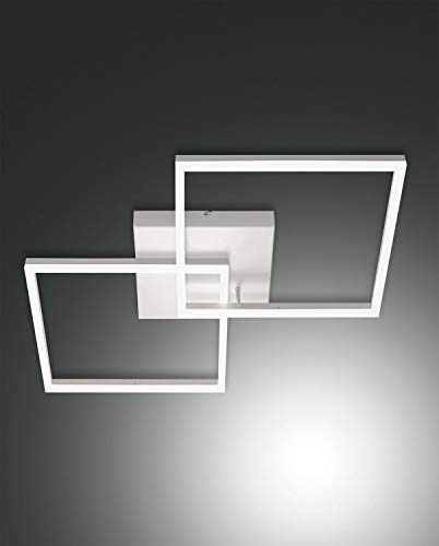 Fabas Luce LED Deckenleuchte BARD, inkl. Smartluce, 1x 52W, 3000K, 4680lm, IP20, weiß