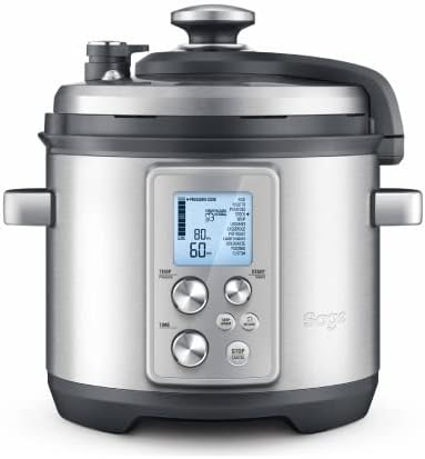 The Sage Fast Slow Pro pressure cooker, Brushed Stainless Steel, BPR700BSSUK