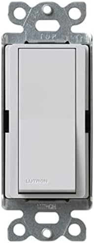 Lutron SC-1PS-PD Diva 15-Amp, 120-Volt to 277-Volt Single-pole Switch in Palladium