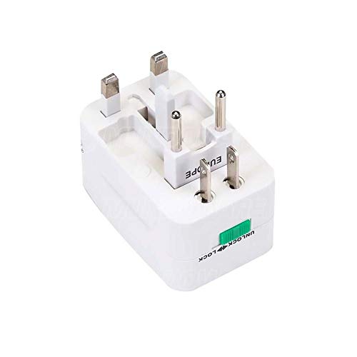 Adaptador de Tomada Universal All in One para EUA Europa Asia UK China AU-100