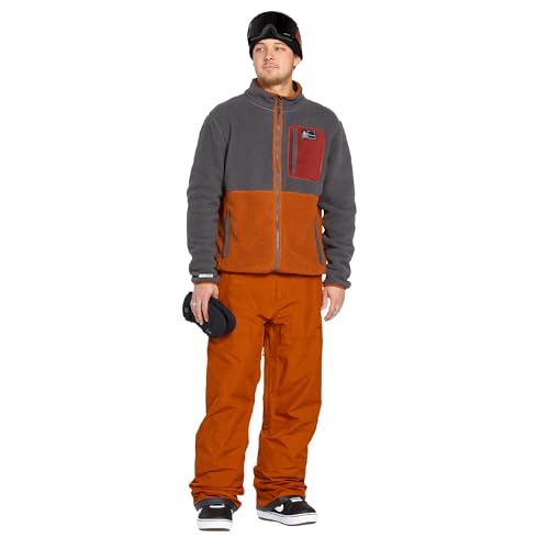 Volcom Men's Dua Gore-Tex Baggy Fit Snowboard Pant Caramel