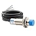 M18 8mm Inductive Proximity Sensor LJ18A3-8-Z/BY PNP 3-wire NO,diameter 18mm Proximity Switch (Color : LJ18A3-8-Z AX)