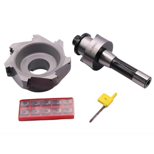 Arbre de fraisage R8 FMB40 avec tête 400R 125mm et 10 inserts APMT1604 pour CNC