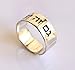NadinArtDesign YHWH Sterling Silver Ring - Jehovah Rings, Yahweh Band Custom Hebrew Engraved Personalized Jewish Yehweh Band, Engravable Kabbalah Blessing Ring 8mm wide - Jewish Gift