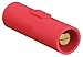 Hubbell 3R, 4X, 12 Taper Nose Double Connector, Male-Male, Red Red Thermoplastic Elastomer HBLDMR - 1 Each