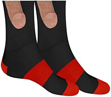 Geometric Print Socks For Mens Womens Socks Print Socks Gifts Cotton Long Funny Socks Novelty Funky Cute Socks 1 Count Down To Christmas Socks