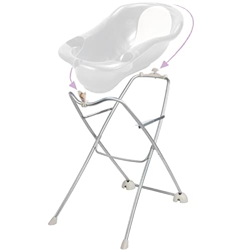 Support pour baignoire bébé pliable de 0 à 12 mois pour le bain de bébé - 5