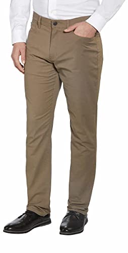 English Laundry Mens 5 Pocket Midway Pant (Walnut, 34W x 32L)