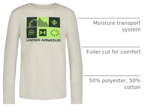 Image of Under Armour Boys' Long Sleeve Graphic T-Shirt, Lightweight & Breathable, Outdoor Collection