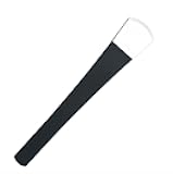 AKOAK 1 Pack Stainless Steel Fan Blade Knife to Remove Dead Skin Black Callus Scraper Multi-Functional Home Pedestal Tool