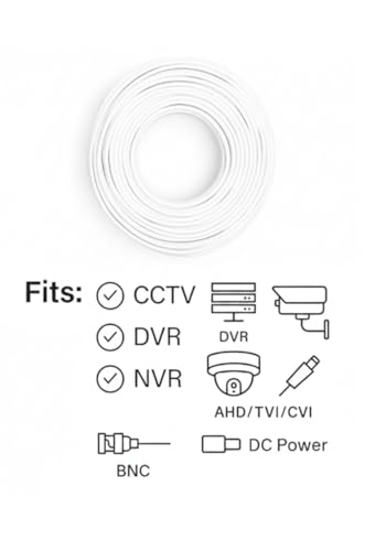 Image of CP Plus 3+1 CCTV Cable | 90 Meter Standard Length | Solid Bare Copper Conductor | HDPE Insulation | AL-Mylar Shielded | High Durability Black & White Cable [CP-ECC-90R]