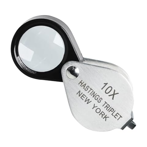 Loupe DANOPLUS 10x en acier inoxydable Cover