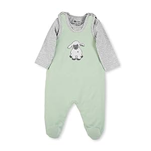 Sterntaler Unisex Baby Romperset Jersey Stanley Spieler, Hellgrün, 50 EU