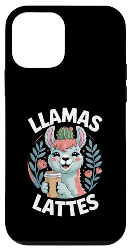 Funny Saying Llamas Lattes R[q[  [A  j X}zP[X iPhone 12 mini p