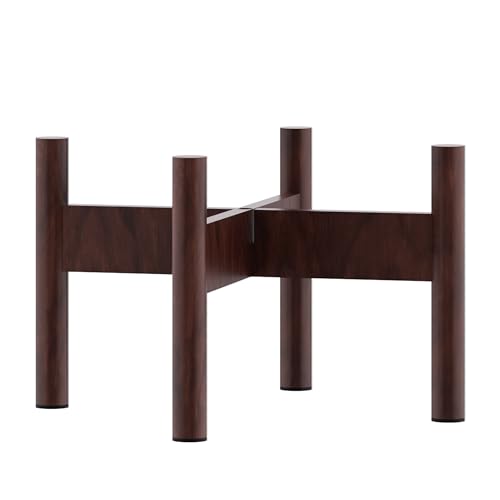 iSpring Wooden Stand for DGF2 Gravity-Fed Stainless Steel Countertop Water Filter System, Dark Wood