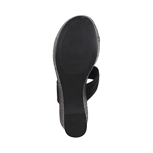 Metro Women Casual Strappy Wedge Heel Fashion Sandals - Image 6