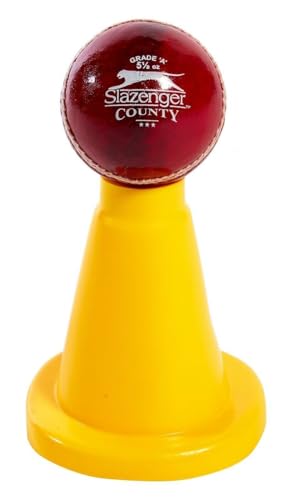 22YardsPro ND Cricket Batting Tee | 2024 MODEL **STABLE BASE** - Cricket Bat Tee Only Without Ball UK (Yellow, Pack Of 1)