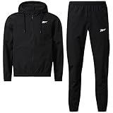 Reebok Herren Ts Tracksuit Trainingsanzug, Schwarz/Schwarz, XL
