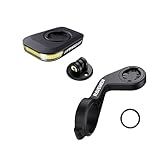 RAVEMEN FR160 Bike Backup Light with Out Front Mount Compatible with Garmin Style Bike Computers Fit 31.8mm Handlebars