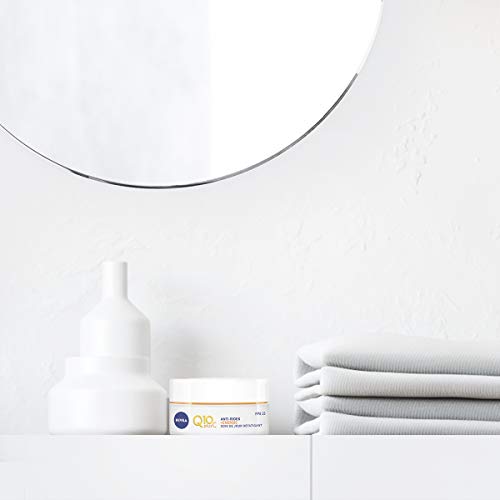 NIVEA Q10 Plus C Tagespflege entlastend Anti Falten + Energie LSF 15 (1x 50 ml), Anti-Aging Creme angereichert mit Q10 & Vitamin C… – Ansicht 6
