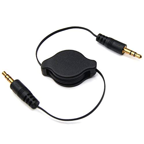 Cable auxiliar retráctil 3.5mm para audio miniatura 5