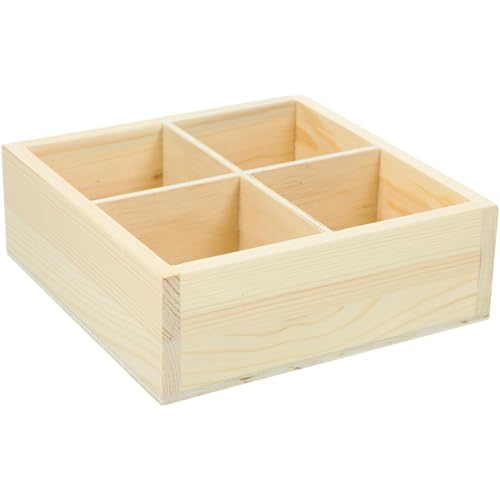 VICASKY Macetero rectangular bandeja de almacenamiento compartimentos organizador multirejilla diseño para suculentas y plantas para escritorio y alféizar de ventana duradero