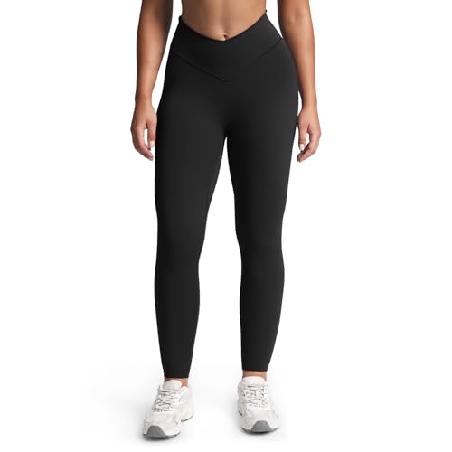 Aoxjox Workout Leggings for Women Vanity V Waist High Waist Tummy